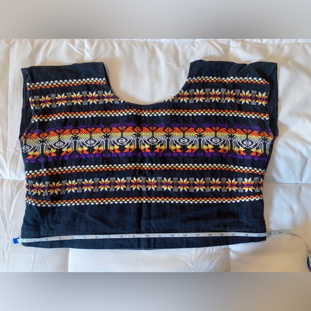 Vintage South American Crop Top
